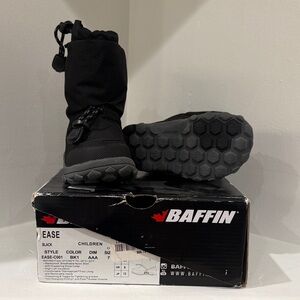 Baffin Kids Black Winter Rain & Snow Boots